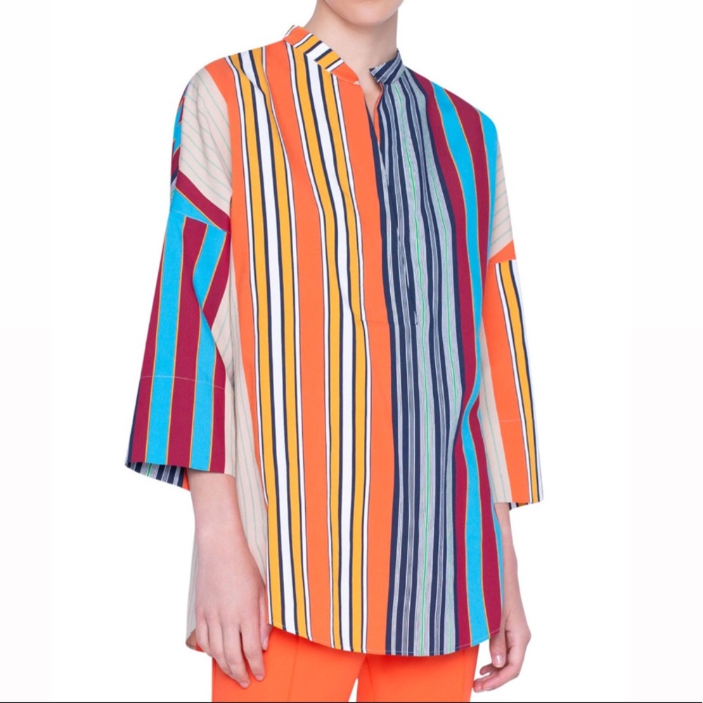 Parasol Stripe Bell Sleeve Shirt
AKRIS PUNTO US 6 - Picture 5 of 6